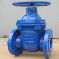 ductile iron gate valve with spindle extension long stem gate valve pn16 ggg50